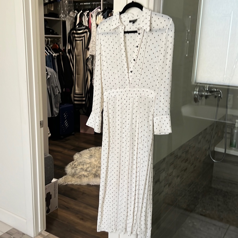 Top shop dot silky dress